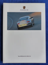 Lade das Bild in den Galerie-Viewer, Porsche Geschäftsbericht 2002/2003 Umsätze Zahlen Modelle 911 GT3 Cayman Cayenne
