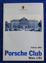 Lade das Bild in den Galerie-Viewer, Porsche Club News 1/2001 Februar 2001 - Carrera GT 911 GT3 RS 968 356

