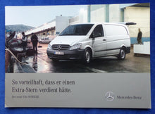 Lade das Bild in den Galerie-Viewer, Mercedes-Benz Vito Worker Sondermodell MJ 2011 - Prospekt Brochure 10.2010
