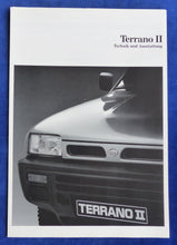 Lade das Bild in den Galerie-Viewer, Nissan Terrano II MJ 1994 - Prospekt Brochure + Daten &amp; Ausstattungen 07.1993
