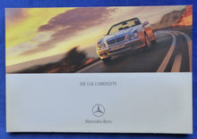 Lade das Bild in den Galerie-Viewer, Mercedes-Benz CLK Cabrio Typ A208 MJ 2001 - Prospekt Brochure 12.2000
