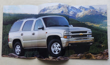 Lade das Bild in den Galerie-Viewer, Chevrolet Tahoe MJ 2002 - Prospekt Brochure + Farben &amp; Polster 11.2001
