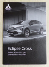 Lade das Bild in den Galerie-Viewer, Mitsubishi Eclipse Cross Elektro MJ 2026 - Prospekt + Preisliste 12.2025
