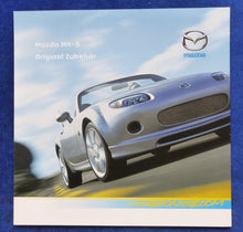 Lade das Bild in den Galerie-Viewer, Mazda MX-5 Zubehör MJ 2006 - Prospekt Brochure 09.2005
