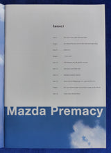 Lade das Bild in den Galerie-Viewer, Mazda Premacy MJ 2001 - Prospekt Brochure + Farben + Daten 12.2000

