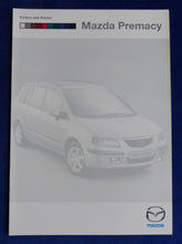 Lade das Bild in den Galerie-Viewer, Mazda Premacy MJ 2001 - Prospekt Brochure + Farben + Daten 12.2000

