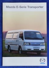 Lade das Bild in den Galerie-Viewer, Mazda E-Serie Transporter E 2000 2200 MJ 2000 - Prospekt Brochure 01.2000
