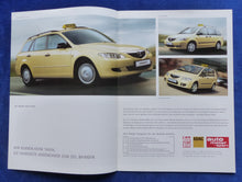 Lade das Bild in den Galerie-Viewer, Mazda Taxi 6 MPV Premacy MJ 2003 - Prospekt Brochure + Preisliste 10.2002
