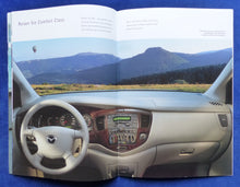 Lade das Bild in den Galerie-Viewer, Mazda MPV MJ 2002 - Prospekt Brochure 07.2001
