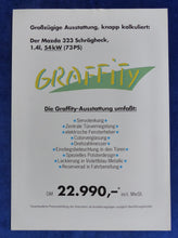 Lade das Bild in den Galerie-Viewer, Mazda 323 Graffity Sondermodell - Prospekt Brochure 1993
