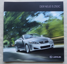 Lade das Bild in den Galerie-Viewer, Lexus IS 250C Cabrio MJ 2010 - Prospekt Brochure 05.2009
