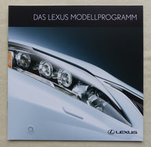 Lade das Bild in den Galerie-Viewer, Lexus Modelle IS F SC RX GS LS - Preisliste MJ 2010 - Prospekt Brochure 2009
