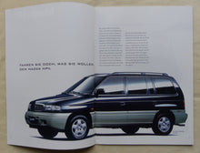 Lade das Bild in den Galerie-Viewer, Mazda MPV MJ 1997 - Prospekt Brochure 06.1996
