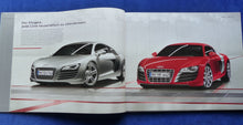 Lade das Bild in den Galerie-Viewer, Audi R8 Coupe V8 V10 quattro MJ 2011 - Hardcover Prospekt Brochure 07.2010
