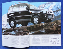 Lade das Bild in den Galerie-Viewer, Ford Maverick 4x4 MJ 1995 - Prospekt Brochure 06.1994
