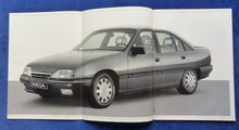 Lade das Bild in den Galerie-Viewer, Opel Omega 3000 MJ 1989 - Prospekt Brochure + Daten &amp; Ausstattungen 08.1988

