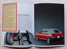 Lade das Bild in den Galerie-Viewer, Fiat Bertone Cabrio - Prospekt Brochure 1983 Italien italienisch

