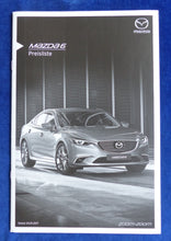 Lade das Bild in den Galerie-Viewer, Mazda 6 - Preisliste MJ 2017 - Prospekt Brochure 01.2017
