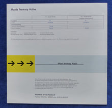 Lade das Bild in den Galerie-Viewer, Mazda Premacy Active - Preisliste MJ 2002 - Prospekt Brochure 12.2001
