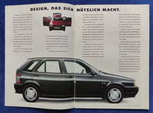 Lade das Bild in den Galerie-Viewer, Fiat Tipo Sport MJ 1992 - Prospekt Brochure + Daten &amp; Ausstattungen 01.1992
