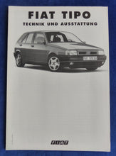 Lade das Bild in den Galerie-Viewer, Fiat Tipo Sport MJ 1992 - Prospekt Brochure + Daten &amp; Ausstattungen 01.1992
