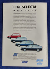 Lade das Bild in den Galerie-Viewer, Fiat Selecta Automatik Panda Uno Tipo Tempra MJ 1992 - Prospekt Brochure 09.1991
