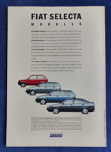 Lade das Bild in den Galerie-Viewer, Fiat Selecta Automatik Panda Uno Tipo Tempra MJ 1991 - Prospekt Brochure 04.1991
