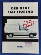 Lade das Bild in den Galerie-Viewer, Fiat Fiorino Kastenwagen Panorama Pick-Up MJ 1994 - Prospekt Brochure 11.1993
