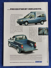 Lade das Bild in den Galerie-Viewer, Fiat Fiorino Kastenwagen Panorama Pick-Up MJ 1994 - Prospekt Brochure 11.1993
