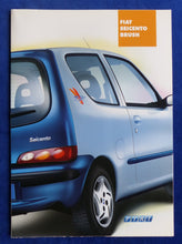 Lade das Bild in den Galerie-Viewer, Fiat Seicento Brush Sondermodell MJ 2002 - Prospekt Brochure 07.2001
