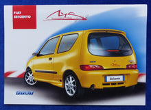 Lade das Bild in den Galerie-Viewer, Fiat Seicento Michael Schumacher Edition MJ 2001 - Prospekt Brochure 02.2001
