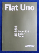 Lade das Bild in den Galerie-Viewer, Fiat Uno MJ 1984 - Prospekt Brochure 04.1983
