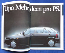 Lade das Bild in den Galerie-Viewer, Fiat Tipo MJ 1989 - Prospekt Brochure 06.1988
