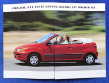 Lade das Bild in den Galerie-Viewer, Fiat Punto Cabrio MJ 1994 - Prospekt Brochure 02.1994
