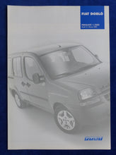 Lade das Bild in den Galerie-Viewer, Fiat Doblo MJ 2001 - Prospekt Brochure + Preisliste 02.2001
