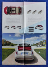 Lade das Bild in den Galerie-Viewer, Fiat 500C Cabrio MJ 2010 - Poster Prospekt Brochure 07.2009
