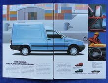 Lade das Bild in den Galerie-Viewer, Fiat Fiorino Kastenwagen Panorama Pick-Up MJ 1999 - Prospekt Brochure 08.1998
