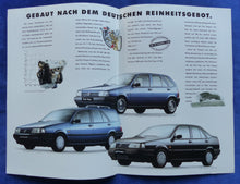 Lade das Bild in den Galerie-Viewer, Fiat Tipo &amp; Tempra Turbodiesel MJ 1993 - Prospekt Brochure 04.1992
