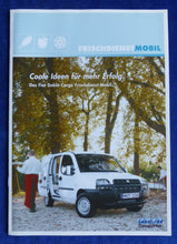 Lade das Bild in den Galerie-Viewer, Fiat Doblo Cargo Frischdienst-Mobil Kühlausbau - Prospekt Brochure 2001
