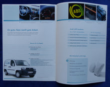 Lade das Bild in den Galerie-Viewer, Fiat Doblo Cargo Frischdienst-Mobil Kühlausbau - Prospekt Brochure 2001
