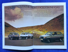 Lade das Bild in den Galerie-Viewer, Fiat Range 1986 Panda Uno Strada Regata - UK-Prospekt Brochure 05.1985 England
