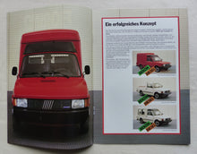 Lade das Bild in den Galerie-Viewer, Fiat Fiorino Kastenwagen Kombi Pick-Up MJ 1985 - Prospekt Brochure 12.1984
