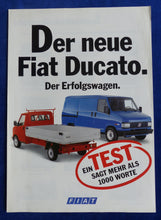 Lade das Bild in den Galerie-Viewer, Fiat Ducato Kasten Kombi Bus Pritsche MJ 1991 - Prospekt Brochure 02.1991
