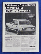 Lade das Bild in den Galerie-Viewer, Fiat 131 CL 1600 Gas Gasantrieb MJ 1982 - Prospekt Brochure 03.1982
