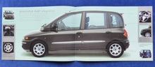 Lade das Bild in den Galerie-Viewer, Fiat Multipla eleganza Sondermodell MJ 2001 - Prospekt Brochure 08.2000
