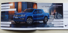 Lade das Bild in den Galerie-Viewer, VW Amarok V6 Canyon Aventura MJ 2018 - Prospekt Brochure + Preisliste 09.2017
