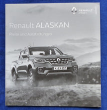 Lade das Bild in den Galerie-Viewer, Renault Alaskan Pick-Up MJ 2018 - Prospekt Brochure + Preisliste 10.2017
