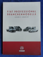 Lade das Bild in den Galerie-Viewer, Fiat Branchenmodelle 2017 Doblo Ducato Umbauten - Prospekt Brochure 01.2017
