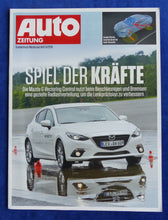 Lade das Bild in den Galerie-Viewer, Mazda G-Vectoring Control GVC im Mazda 3 &amp; 6 - Sonderdruck Auto Zeitung 15/2016
