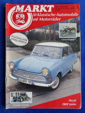 Lade das Bild in den Galerie-Viewer, Oldtimer Markt Heft 4/1986 - Ducati DKW Junior Triumph Roadster Peugeot 404 Saab
